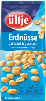 Produktbild von Ültje Erdnüsse geröstet und gesalzen knackige grosse Erdnüsse 450g