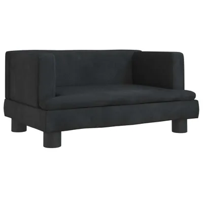 Immagine prodotto di vidaXL Letto per cani nero 60x40x30 cm in velluto