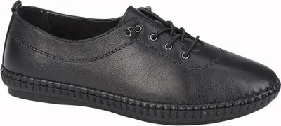 Produktbild von Mod Comfys - Damen Freizeitschuhe, Leder DF2224 (38 EU) (Schwarz)