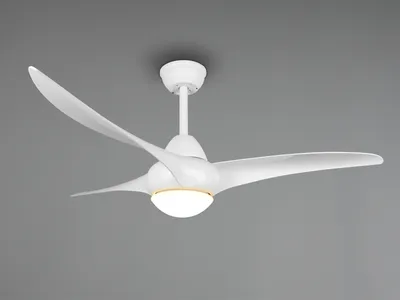 Produktbild von Deckenventilator ALESUND 3 Flügel Weiß, Timer & Fernbedienung Ø115cm