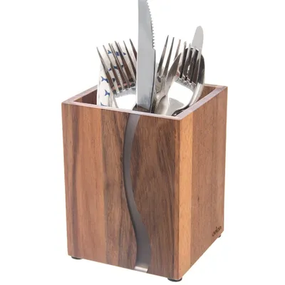 Produktbild von ORION Küchenutensilienständer River aus Holz/Harz 154305