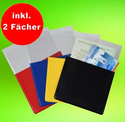 Produktbild von KFZ Schein Schutzhülle Fahrzeugschein Zulassung Zulassungsbescheinigung