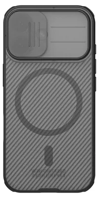 Obrázek produktu pro Pouzdro na mobilní telefon pro iPhone 17, Nillkin CamShield Pro Magnetic s MagSafe, průsvitné černé