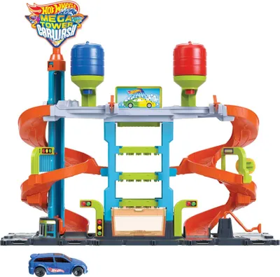 Immagine prodotto di MATTEL HW City Crazy Mega Autolavaggio + Auto HDP05