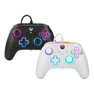 Produktbild von PowerA Advantage Kabelgebundener Controller für Xbox Series X|S mit Lumectra, Farbe:Weiß
