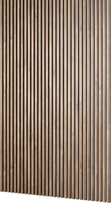 Productafbeelding van MEBANO. 72 houten wandpanelen met houtstructuur, 265 x 3 cm, eikenhout "Stirling", wanddecoratie in lamellen van MDF, wandbekleding, panelen voor de woonkamer, houten panelen voor wand en plafond