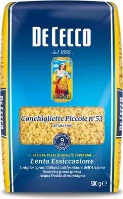 Produktbild von Pasta De Cecco 100% Italienisch Conchigliette Piccole n. 53 Nudeln 500g