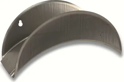 Produktbild von Wandhalterung für Gartenschlauch aus Metall mit Befestigungsdetails