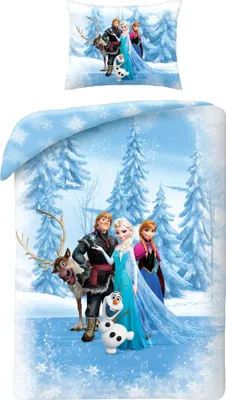 Produktbild von Baumwollbettwäsche 160x200 FROZEN Elsa und Anna