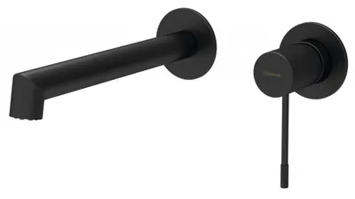 Immagine prodotto di Sapho Solaria - Miscelatore da incasso per lavabo, 2 fori, nero opaco WD008B