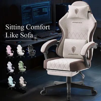 Immagine prodotto di Sedia da ufficio - Sedia ergonomica - Sedia per ufficio - Sedia da gaming - Sedia girevole - Altezza regolabile