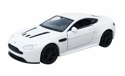 Produktbild von Aston Martin Vantage Modellauto 12cm aus Metall mit Rückzugmotor Modell Auto Spielzeugauto Spielzeug 65 (Weiss)