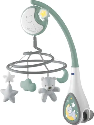 Image de Mobile musical Chicco Next2Dreams pour berceau et lit, 3 en 1, compact