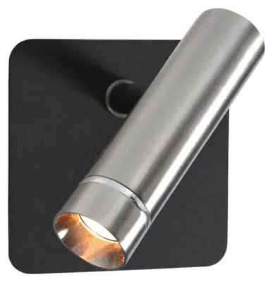 Image de Mexlite - applique murale - Lumo - acier - métal - lampe de lit - LED - 4850ST