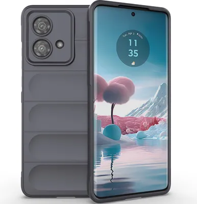 Obrázek produktu pro Pouzdro pro Motorola Edge 40 Neo Měkké TPU Silikonové Nárazuvzdorné Ochranné Pouzdro Tmavě šedá