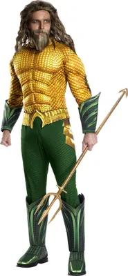 Produktbild von Aquaman - "Deluxe" kostým - pánský BN5311 (XL) (zlatý/zelený)
