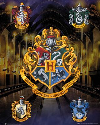 Harry Potter - Mini-Poster - House Crests