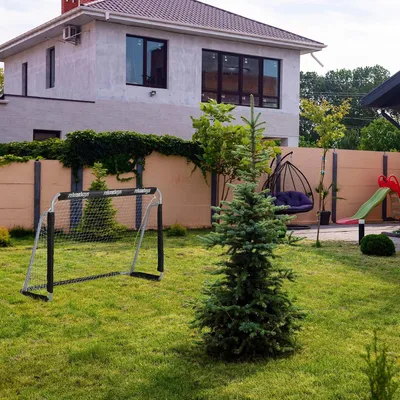 Produktbild von Fußballtore Set 2x schwarz Metall 110x150x75 cm