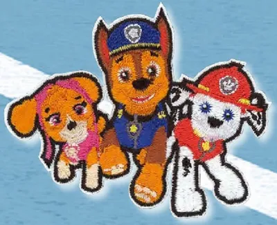 Produktbild von PAW PATROL Applikation, Flicken, Marshall, Chase, Skye - Aufbügeln Aufnähen
