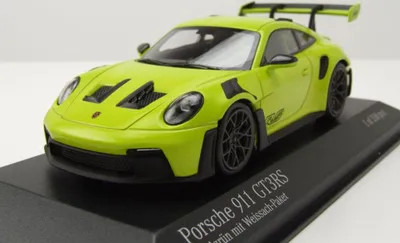 Image de Minichamps 410062111 Porsche 911 (992) GT3 RS 2023 vert jantes noires 1:43