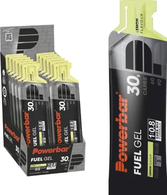 Produktbild von Powerbar Fuel 30 Black Line Schachtel Mit Energiegelen Zitrone 12 Einheiten Durchsichtig Durchsichtig One Size