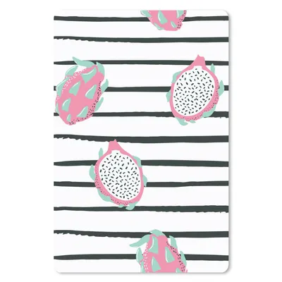 Produktbild von MuchoWow® Mauspad Mousepad Sommer - Obst - Rosa 18x27 cm - Mousepads - Maus Mat - Pad - Mausunterlage