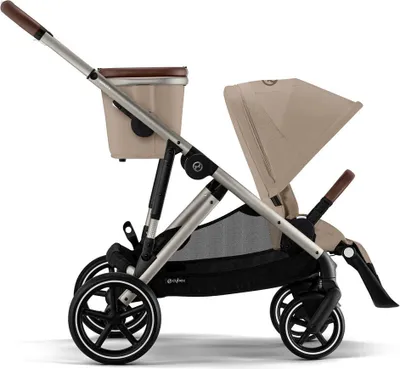Produktbild von CYBEX Gazelle S, Betthimmel, Traditioneller Kinderwagen, Unisex, Faltbar, Beige, Graubraun