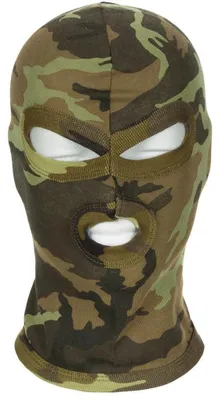 Obrázok produktu pre Balaklava MFH, 3 otvory, tenká, 100 % bavlna, M 95 CZ kamufláž