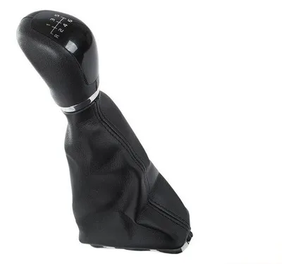 Image de Pommeau de levier de vitesse à 6 vitesses et soufflet de levier de vitesse pour Mercedes-Benz W203 S203, modèles de 2000 à 2007