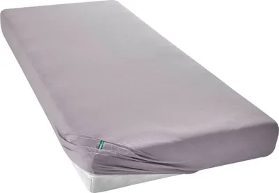 Produktbild von Spannbettlaken Berlin Grau Microsatin 90x200+30 cm für Boxspringbetten Matratzen