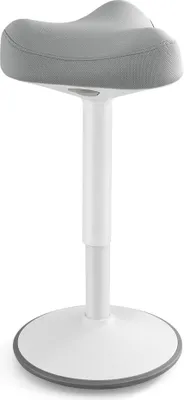 Produktbild von SONGMICS Stehhocker um 360° neigbar, großer Sockel, Anti-Rutsch, grau