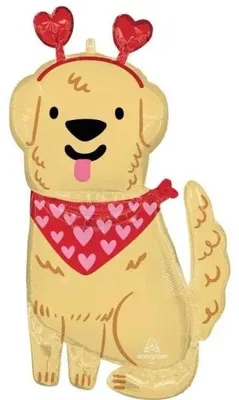 Obrázek produktu pro Fóliový balón k Valentýnu – pejsek – Anagram