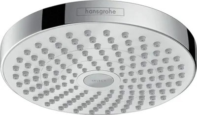 Produktbild von hansgrohe Kopfbrause Croma Select S 2jet, weiß/chrom