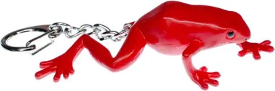 Produktbild von Frosch Schlüsselanhänger Erdbeerfröschchen Miniblings Anhänger Pfeilgiftfrosch Rot Urwald