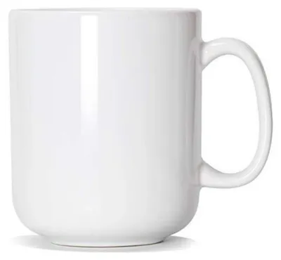 Immagine prodotto di Tazza in Vetroceramica grande, 600 ml, con manico, colore bianco