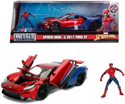 Produktbild von Jada Marvel Spiderman 2017 Ford GT 1:24
