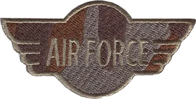 Produktbild von Air Force Militär Army - Aufnäher, Bügelbild, Aufbügler, Applikationen, Patches, Flicken, Zum Aufbügeln, Größe: 8,1 x 4 cm