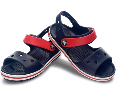 Produktbild von Crocs Kids' Crocband Sandalen Red/Navy 28-29