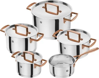 Produktbild von ZWILLING Bellasera, Kochset, Silber, Edelstahl, Gold, Eisenguss, Edelstahl, Edelstahl