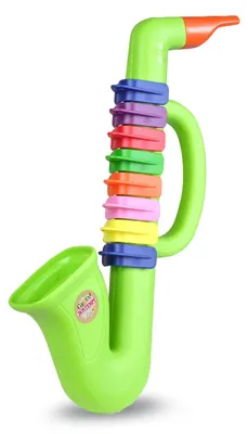 Produktbild von Kinder-Saxophon Spielzeug-Saxophon - 8 bunte Tasten - 280 mm - Leichtes Kunststoff