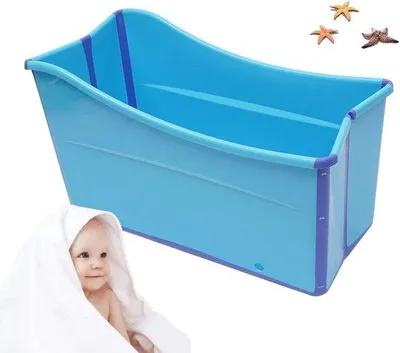 Produktbild von Famanu faltbare mobile Badewanne für Erwachsene - Ideal für SPA und Duscherlebnisse