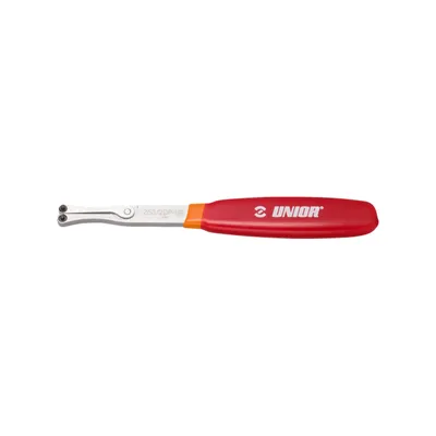 Produktbild von Unior 253/2DP-US Gelenkstirnlochschlüssel, red