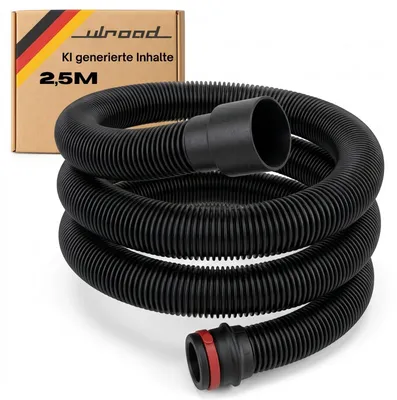 Produktbild von 2,5m Staubsaugerschlauch geeignet für Bosch Click and Clean passend für Nilfisk, Parkside, Kärcher NT, Starmix, Flex 58mm Adapter