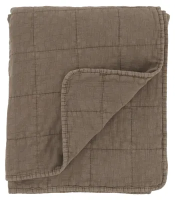 Obrázok produktu pre Štýlová vintage prikrývka Chic Antique Aix, farba orech