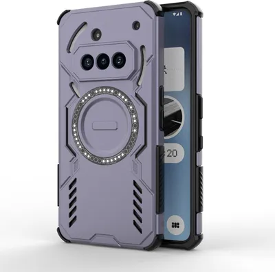 Produktbild von MagSafe Hülle für Nothing Phone (3a) - Phonesta Shield Armor Back Cover - Lila