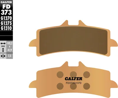 Produktbild von Bremsbeläge Kh447 Gesintert Metallic (Gold) Street, Vorne (Brembo)