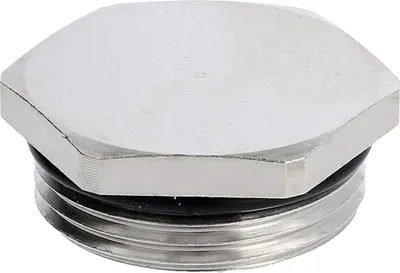 Immagine prodotto di Tappo cieco PG16x1,41 MBS-16 esagonale incl. O-ring ottone (CuZn) nichelato lunghezza filettatura 6,5 mm - 1 pezzo
