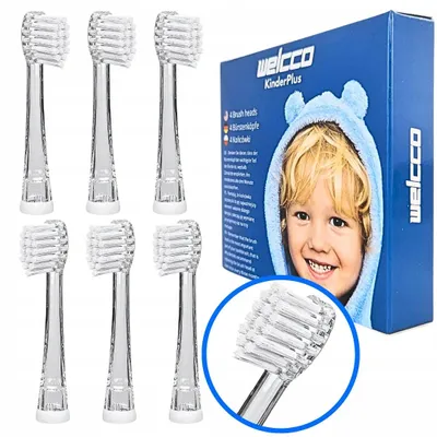 Produktbild von Welcco Ersatz-Zahnbürstenköpfe für BabySonic PRO Kinder 1-6 Jahre