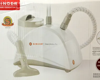 Produktbild von SINGER Steamworks Pro, Tragbare Dampfbürste, 2,5 l, 1 min, Schwarz, 35 g/min, 90 min