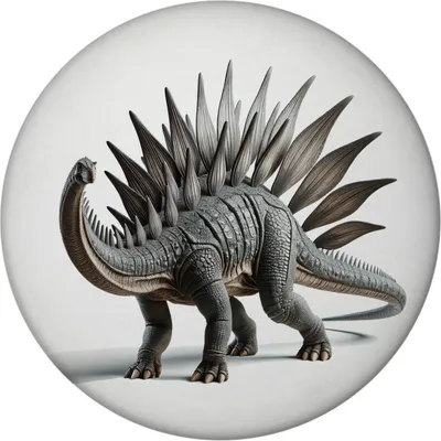 Produktbild von Stegosaurus Magnet mit Flaschenöffner rund